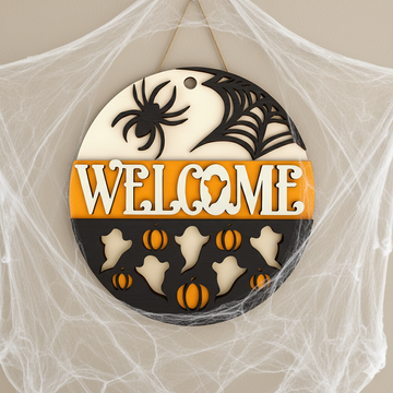 Halloween Welcome Sign
