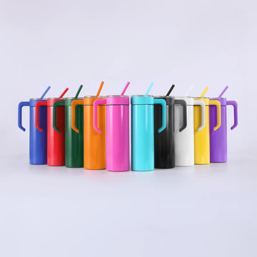 20oz Powder Coated Skinny Tumbler