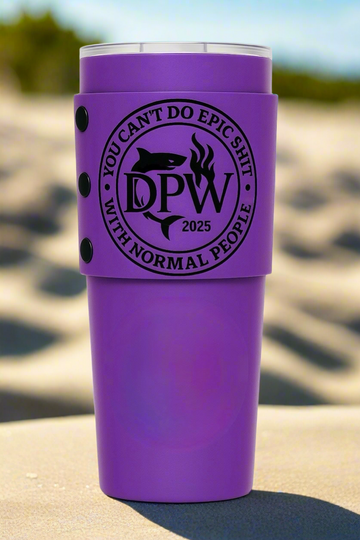 DPW - Removable Leatherette Tumbler Wraps - 20oz Skinny