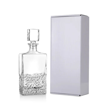750ml Glass Whiskey Decanter - Rectangle