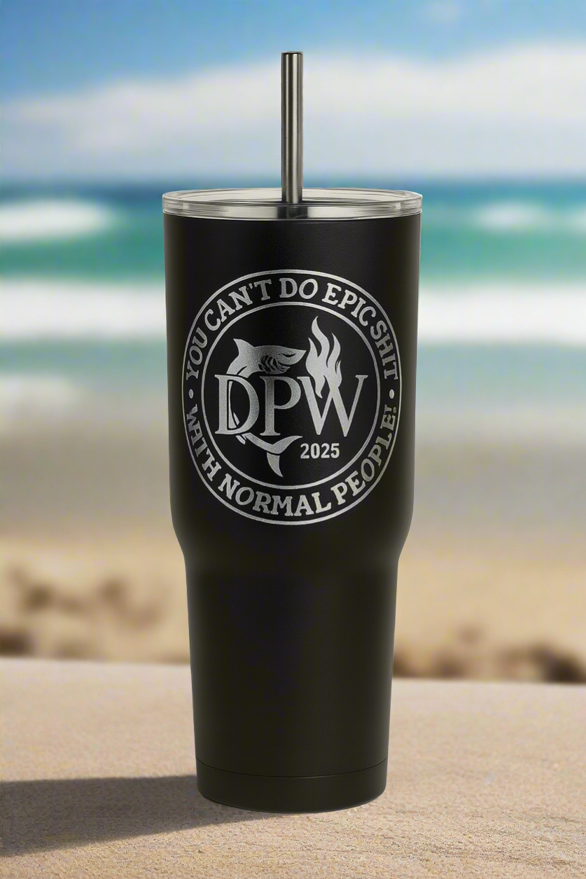 DPW 2025 - 40oz Powder Coated Tumbler