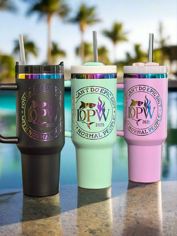 DPW 2025 - 40oz Rainbow Chroma Plated Tumbler