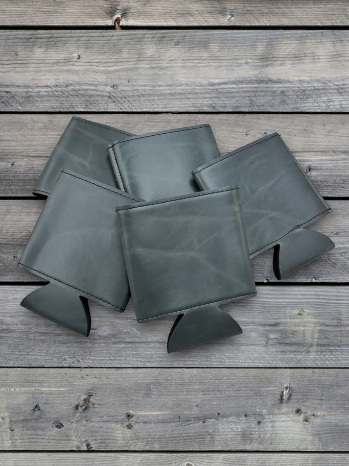 Custom Leatherette Can Duster – 5-Pack – Gray