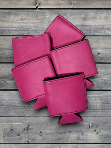 Custom Leatherette Can Duster – 5-Pack – Pink