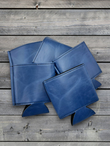 Custom Leatherette Can Duster – 5-Pack – Blue