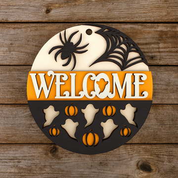 Halloween Welcome Sign